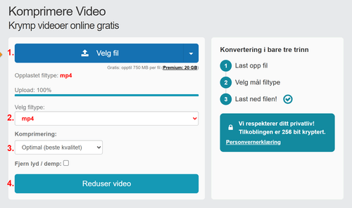 Nedbemanningsvideoer på nettet - trinn-for-trinn